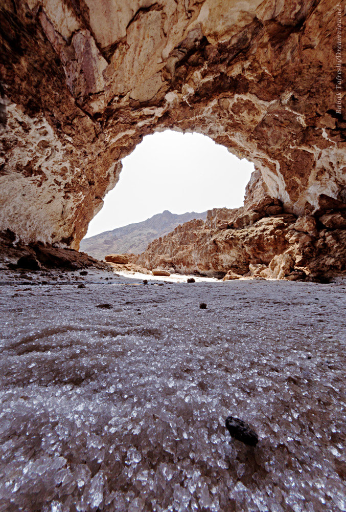 Salty Cave in Qeshm
