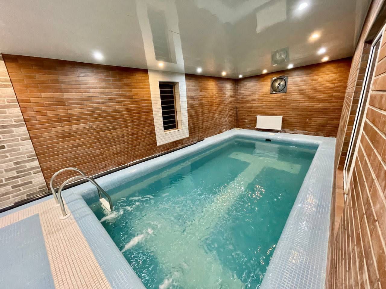 indoor pool in villa